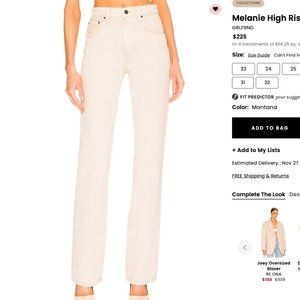 Melanie High Rise Boot Cut Revolve - Never Worn